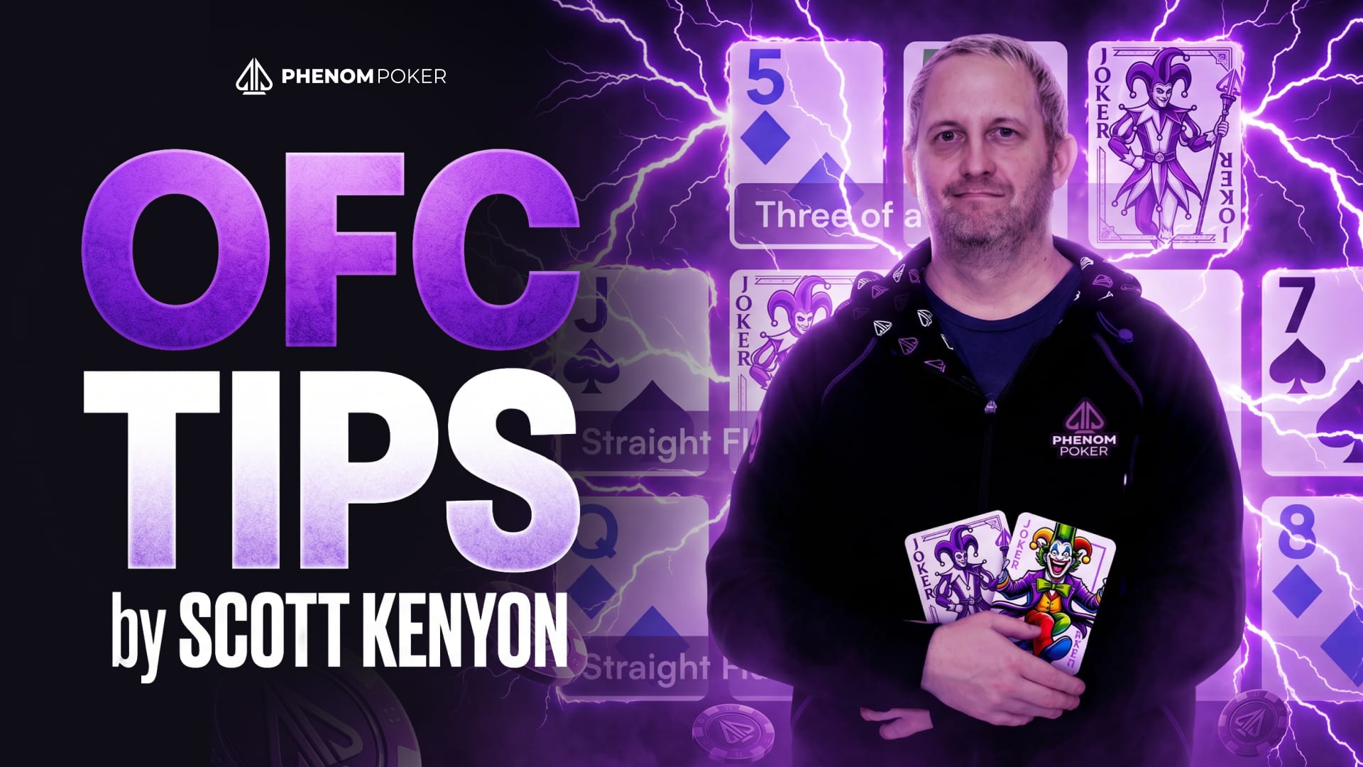 Open-Face Chinese (OFC) Beginner Strategy Guide & The Power of Jokers! By Scott Kenyon